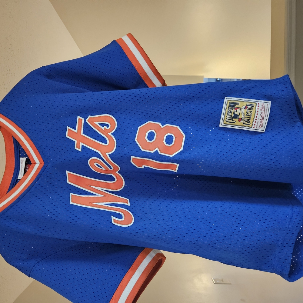 Blue Mets Jersey Sports Fan